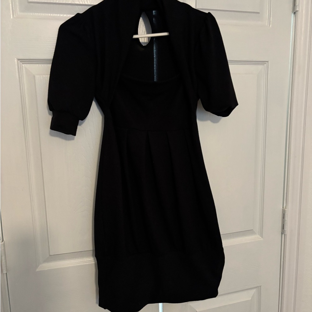 Rhapsody Classic Black Mini Dress